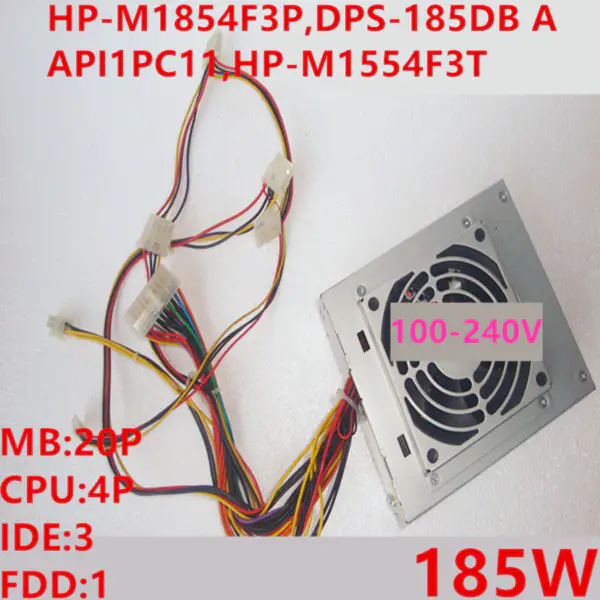Zdroj napájení pro IBM 8305 8307 185W spínaný zdroj HP-M1854F3P DPS-185DB A,API1PC11 HP-M1554F3T