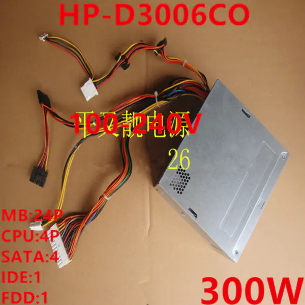 Zdroj napájení pro HP DX7510 DX7518 dx7400 dx7408 DX2310 DX2318 300W spínaný zdroj napájení HP-D3006CO 510164-001 514232-001