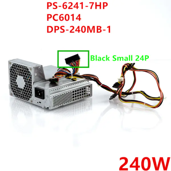 Zdroj napájení pro HP dc7800 dc7900 240W PS-6241-7HP PC6014 DPS-240MB-1 437798-001 437352-001 437351-001 437797-001