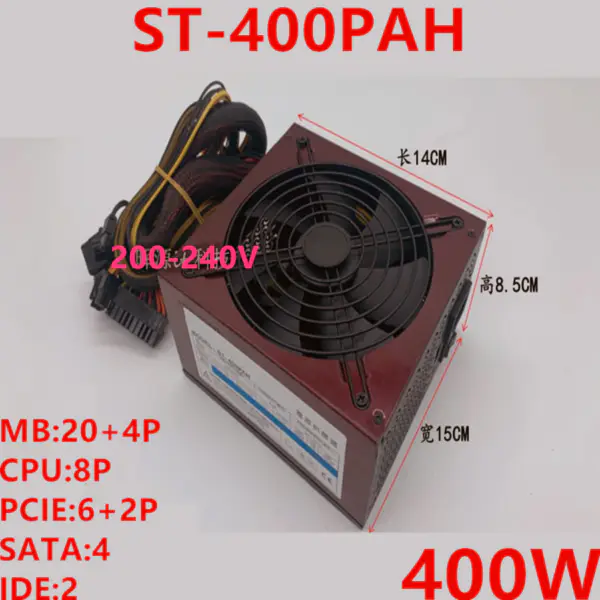 Zdroj napájení pro Seventeam ATX 400W spínaný zdroj ST-400PAH