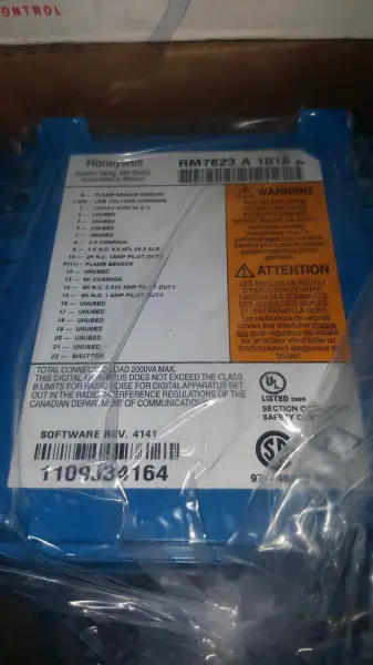 Honeywell RM7823A1016