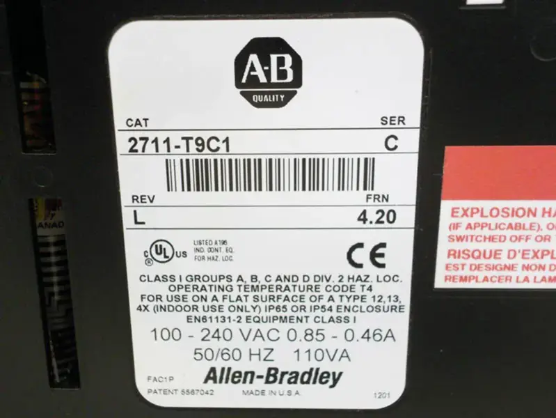 Allen-Bradley 2711-T9C1