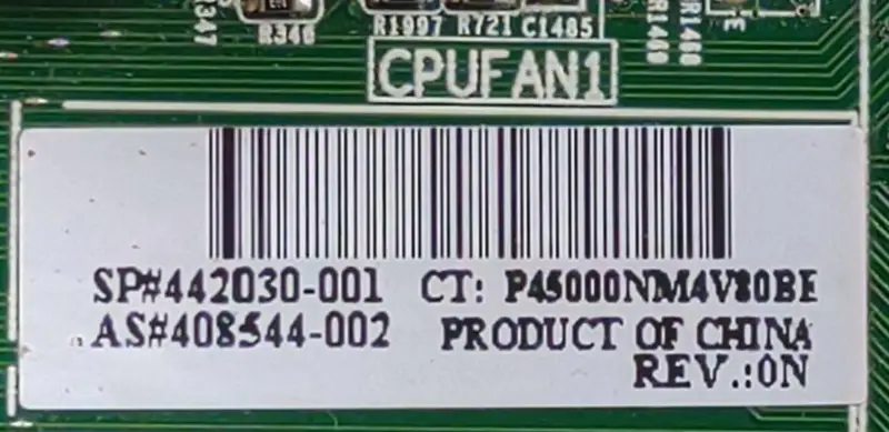 HP XW9400 442030-001 408544-002 základní deska 1207 Duální procesor AMD Opteron 2218 (pouze základní deska)