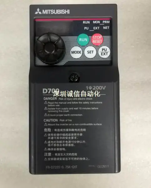 Mitsubishi FR-D720S-0.75K-CHT 220V0.75KW