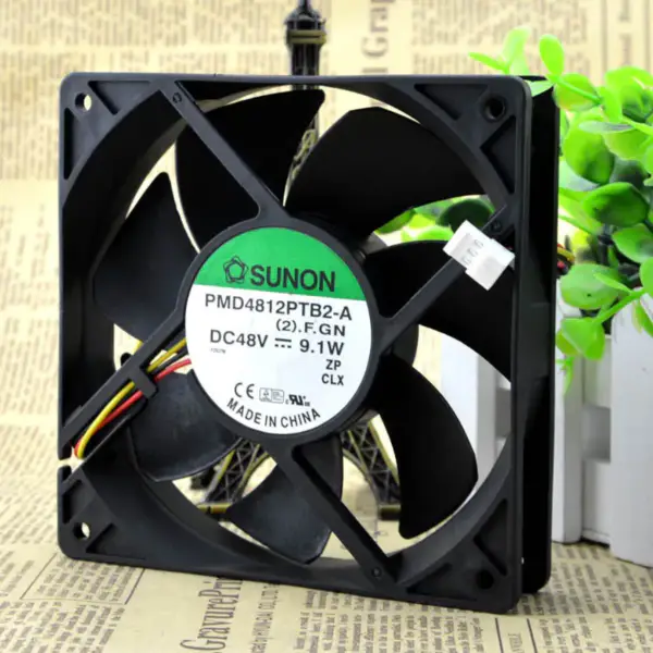 SUNON PMD4812PTB2-A.(2).GN Sunon DC ventilátor 48VDC 120X25MM 150.0CFM