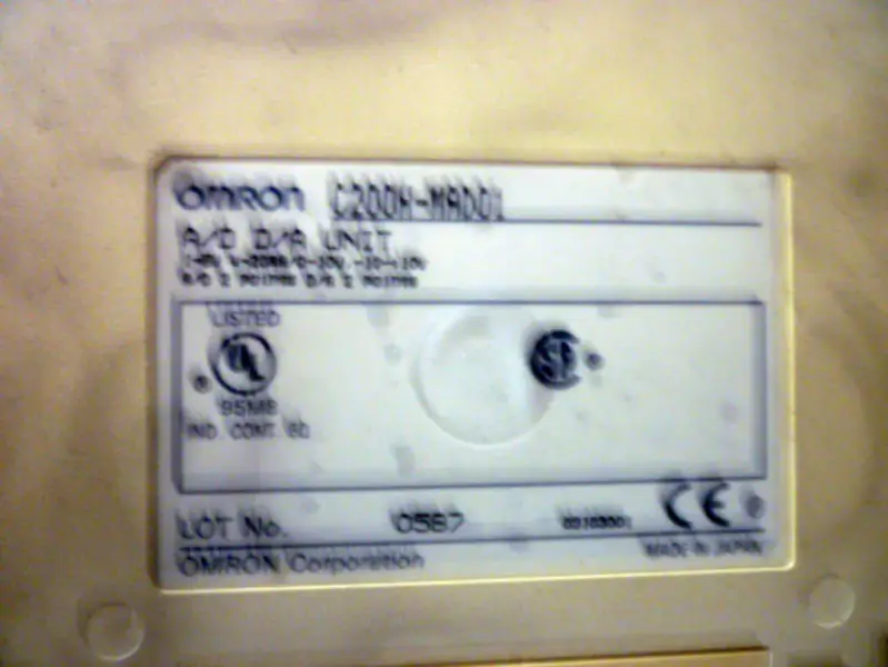 OMRON PLC C200H-MAD01