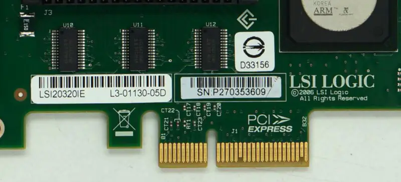 LSI LSI20320IE HP PCI-e SCSI karta HP 439776-001 439946-001