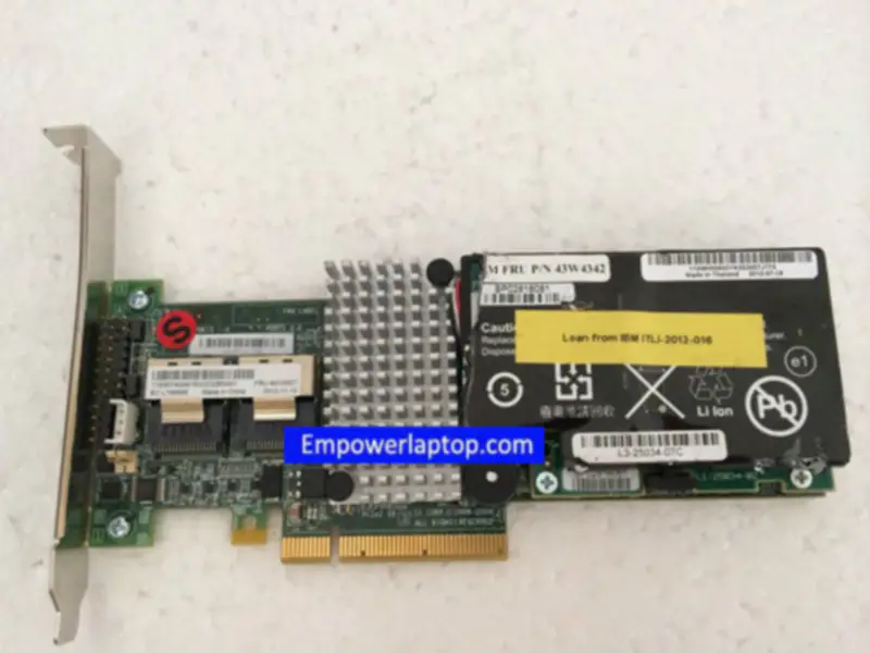 IBM M5015 46M0851 Karta pole SAS LSI 9260-8I 6Gb 43W4342