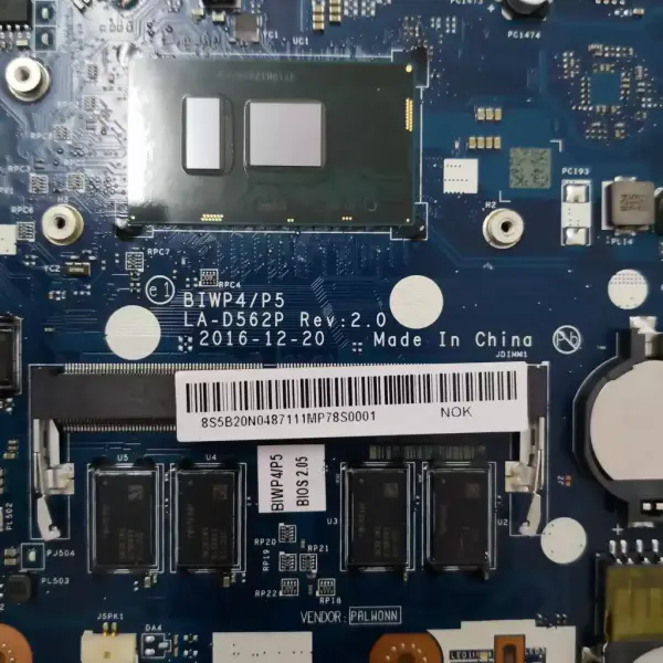 Lenovo 5B20M41058 BIWP4 P5 LA-D562P Ideapad 110-15ISK Základní deska