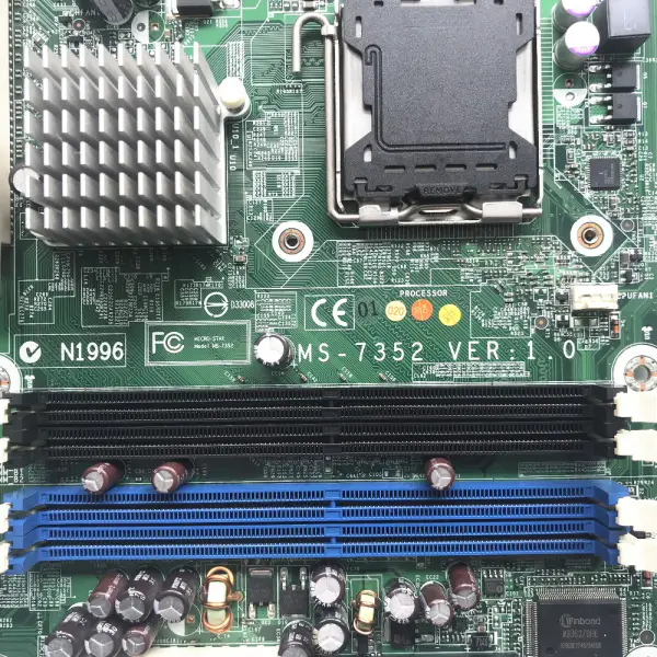 HP DX7400 447583-001 480909-001 MS-7352 Základní deska pro stolní počítače