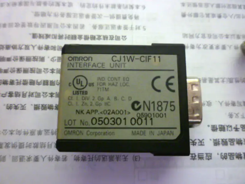 OMRON PLC CJ1W-CIF11