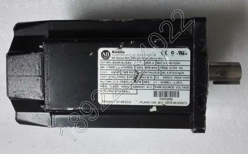 Motor ALLEN-BRADLEY MPL-B430P-SJ72AA