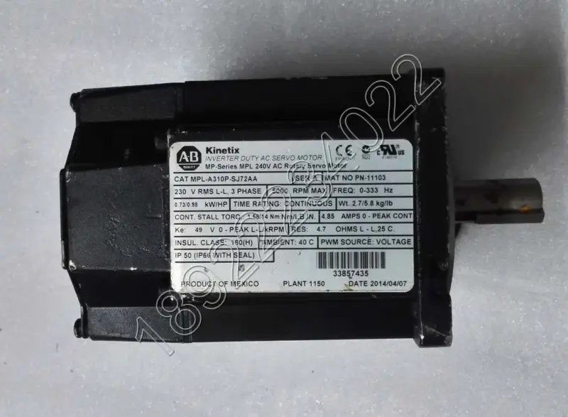 ALLEN-BRADLEY Motor MPL-A310P-SJ72AA