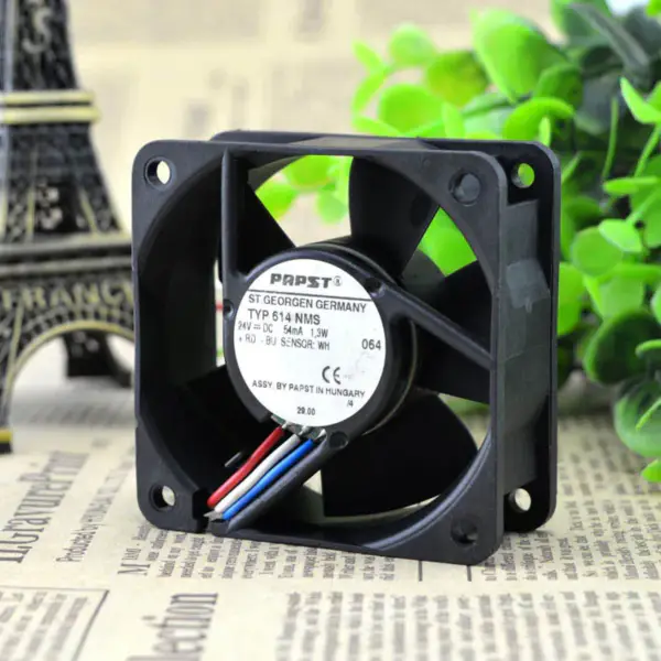 PAPST TYP614 NMS 24V1,3W 6CM6025 Třívodičový ventilátor