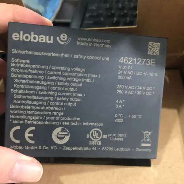ELOBAU 4621273E BEZPEČNOSTNÍ RELÉ