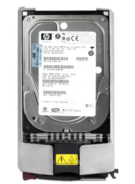 Použitý pevný disk HP 481659-002 146GB 15K SCSI U320 3.5''