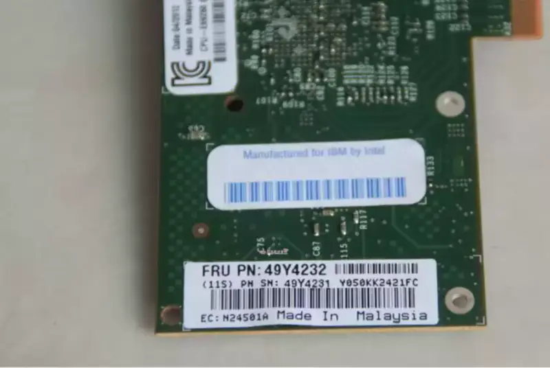 Síťová karta Intel I340-T2 1G Ethernet Server Adapter Dual-port PCI-E 82580 Chipset 49Y4232