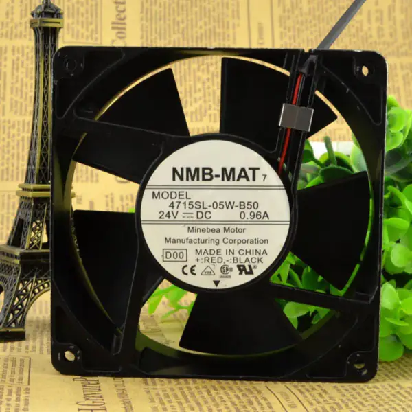 Ventilátor NMB 4715SL-05W-B50 24V 0,96A 12CM2-drátový ventilátor
