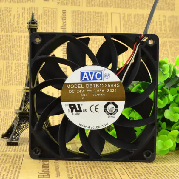AVC DBTB1225B4S 12CM 12025 24V 0,55A 3-vodičový ventilátor