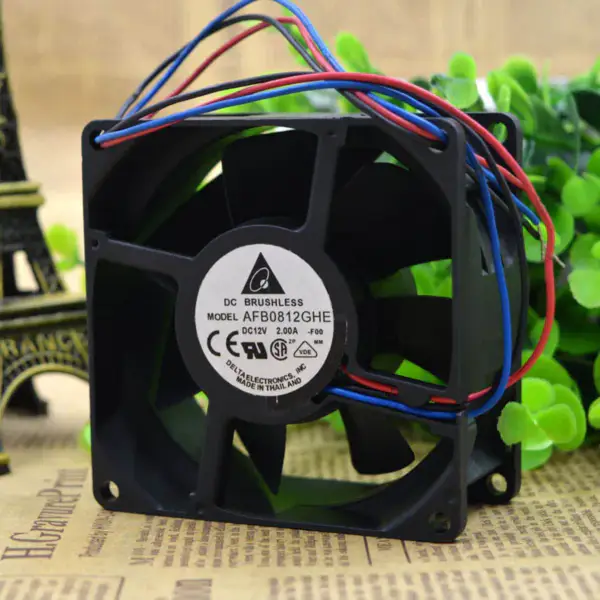 Delta AFB0812GHE-F00 DC ventilátor 12VDC 80X80X38MM