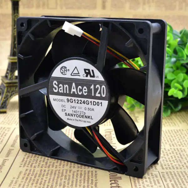 Sanyo 12038 24V 0,50A 9G1224G101 12cm ventilátor