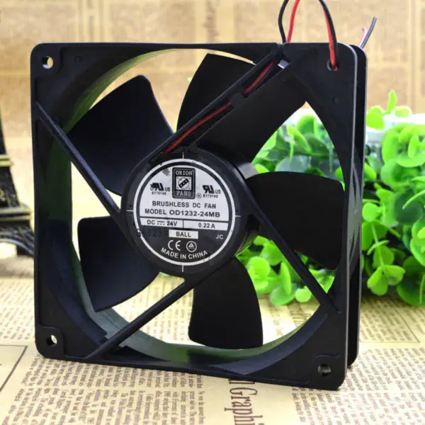 OD1232-24MB VENTILÁTOR DC 120X32 24V 107CFM Ventilátor 24V 0,22A