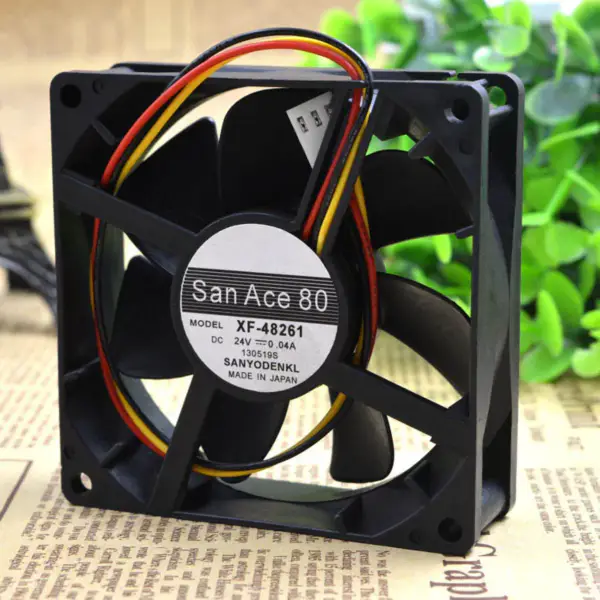 Sanyo XF-48261 8025 24V 0,04A 3-vodičový ventilátor 8CM