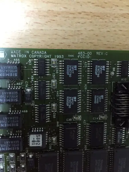 MATROX 483-00 REV:C Základní deska