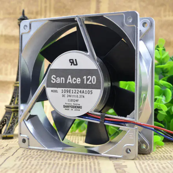 Ventilátor Sanyo 109E1224A105 24V 0,37A 12cm 12038
