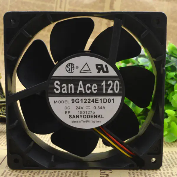 Sanyo SAN ACE 120 9G1224E1D01 24V 0,34A 3-vodičový ventilátor