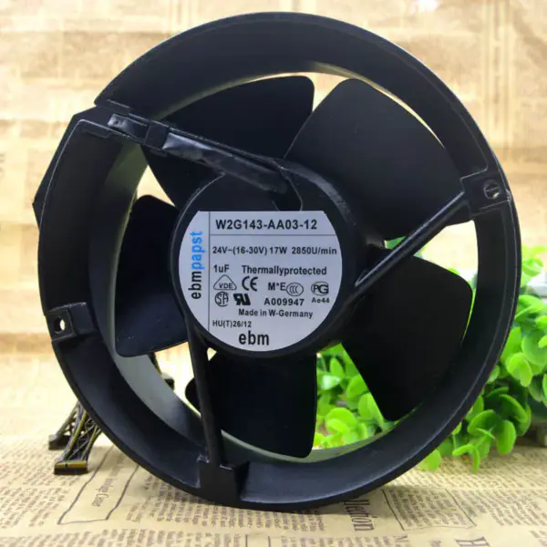 ebmpapst 17cm 24v 17w W2G143-AA03-12 ventilátor
