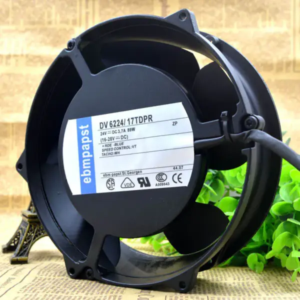 EBMPAPST ventilátor DV 6224/17TDPR 17CM 24V 89W ventilátor