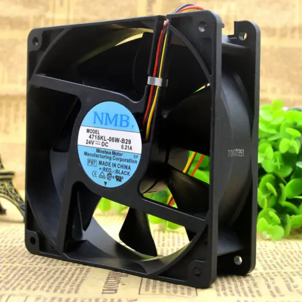 NMB 12038 24V 0.21A 4715KL-05W-B29 12CM ventilátor