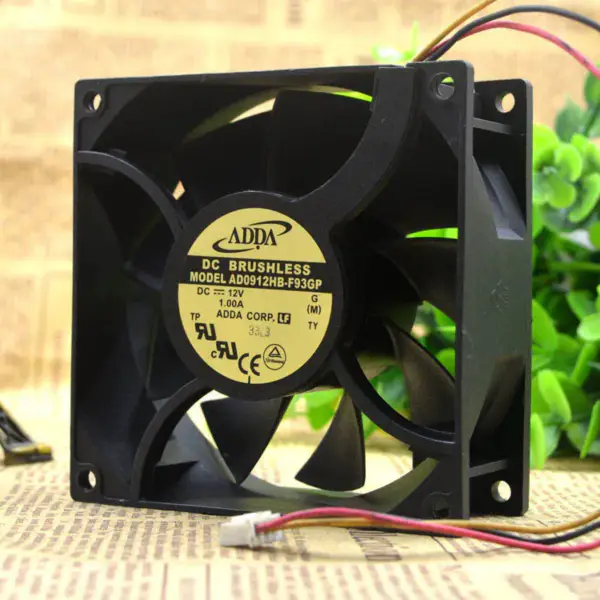 ADDA 9CM 9038 12V 1.00A AD0912HB-F93P ventilátor