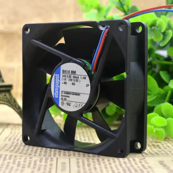 Ebm-papst ventilátor 8414NM 8025 24V 8CM ventilátor
