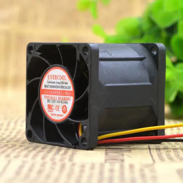 Ventilátor EVERCOOL EC3838M12BA 3,8 cm 12V 0,16 A 3838