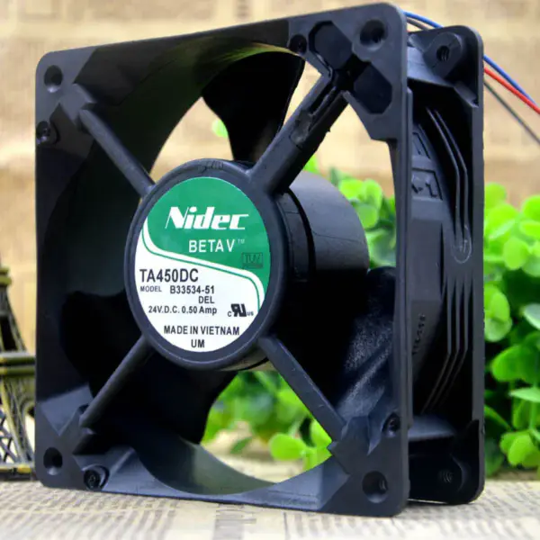 Ventilátor NIDEC 24V 0,50A 12038 TA450DC B33534-51