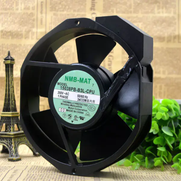 NMB-MAT7 15038PB-B3L-CPU 200V 34W 17CM 17038 ventilátor