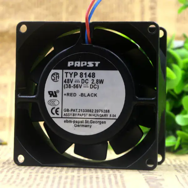 PAPST TYP8148 8CM 8038 38v 56v ventilátor