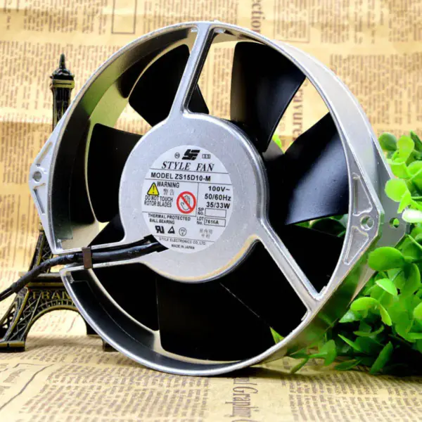 STYLOVÝ VENTILÁTOR ZS15D10-M 17238 100V 35W ventilátor
