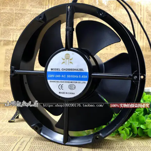 GH20060HA2BL ventilátor 20cm 220V