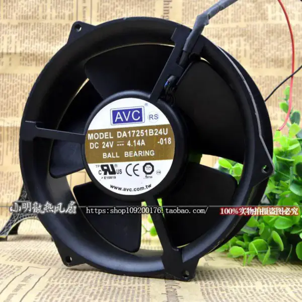 Ventilátor AVC 17251 24V 4,14A DA17251B24U 17CM