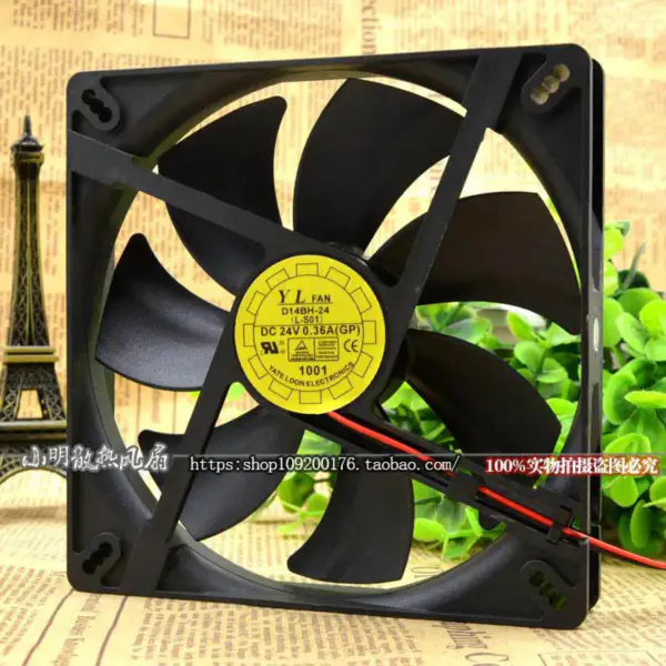Ventilátor YATE LOON Y.L.FAN D14BH-24 14025 14cm 24v 0.36a