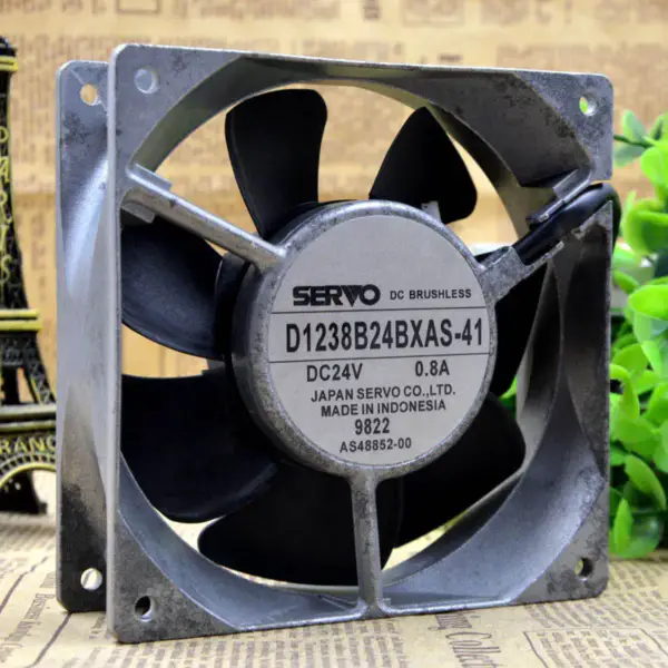 SERVO D1238B24BXAS-41 24V 0,8A 12cm 12038 ventilátor