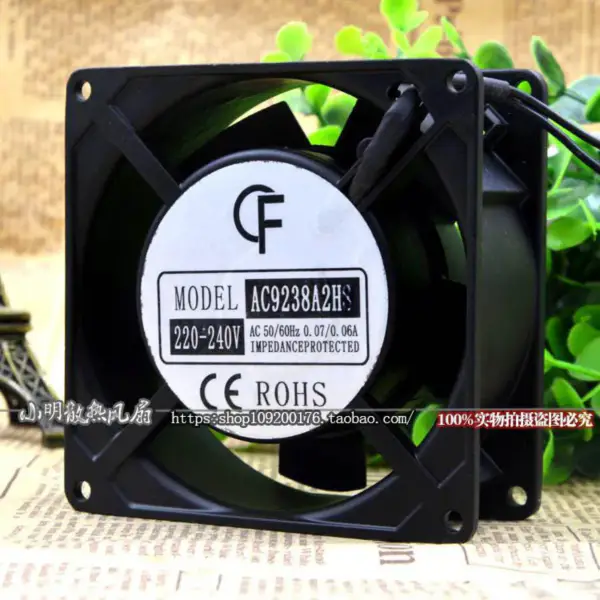 AC9238A2HS 220V 0,06A 0,07A ventilátor 9238 9038