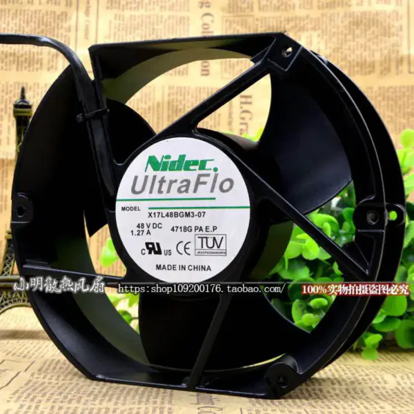 NIDEC X17L48BGM3-07 48V 1,27A ventilátor 172*150*51