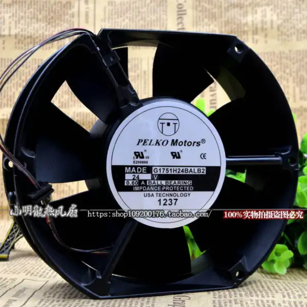 PELKO MOTORS G1751H24BALB2 24V 0,60A ventilátor