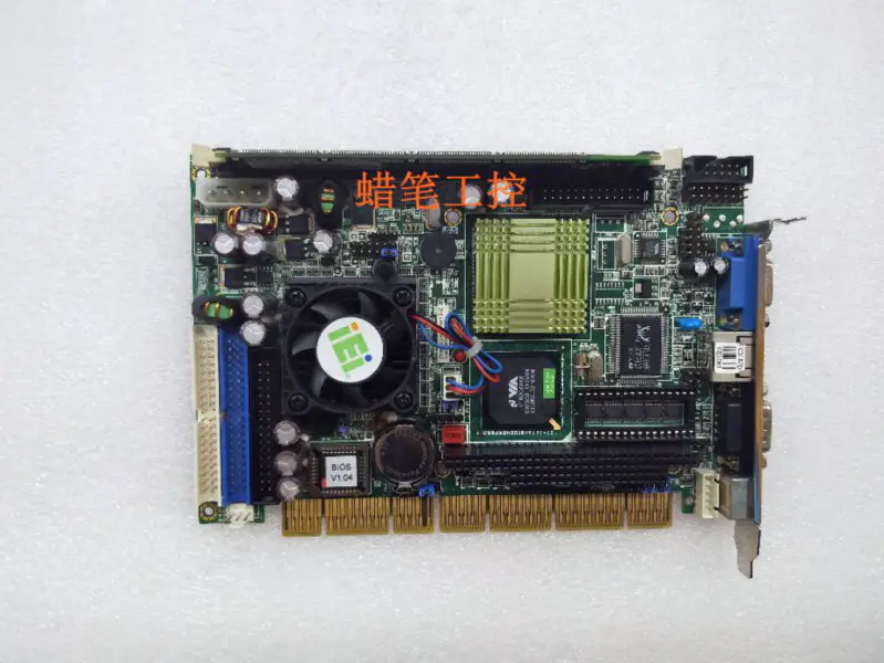 Průmyslová základní deska IEI PCISA-C800EVR-RS-1G-R20-SAM V2.0 s CPU RAM a ventilátorem FAN
