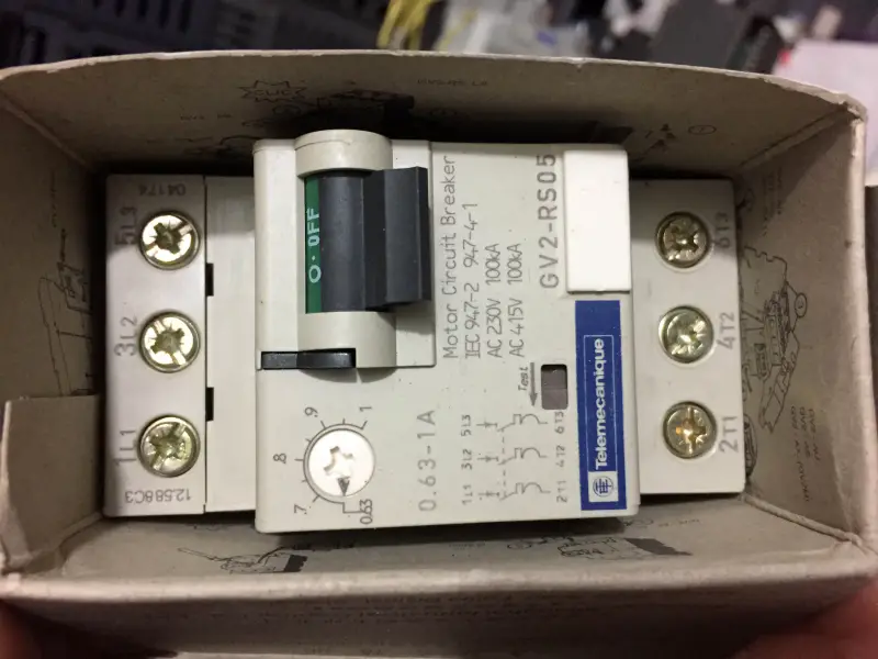 Schneider GV2-RS05 0,63-1A