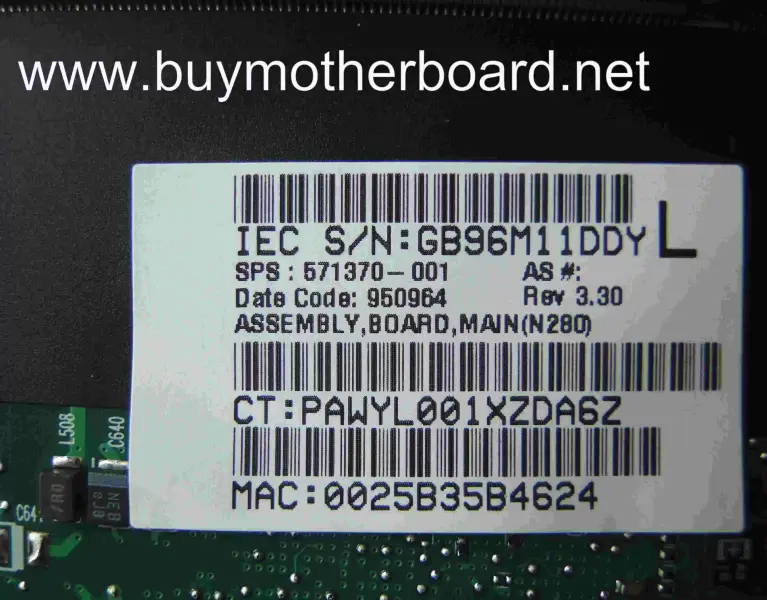 základní deska 571370-001 pro HP MINI110